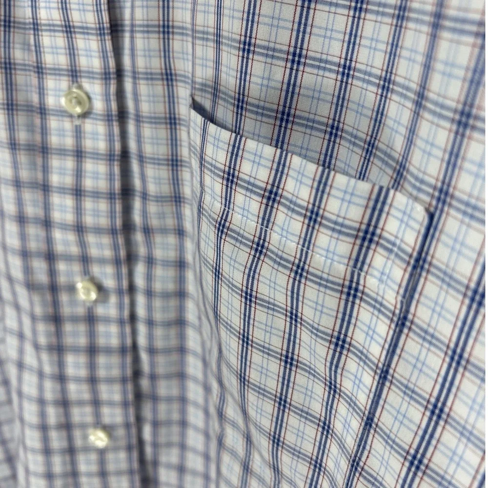 Brooks Brothers Milano Non-Iron 100% American Supima Cotton Dress Shirt Sz 16-33